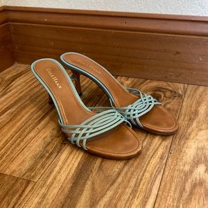 Cole Haan heels size 7 1/2, great condition except for leather scuff on heel